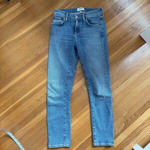 Agolde Light Blue Skinny Jeans